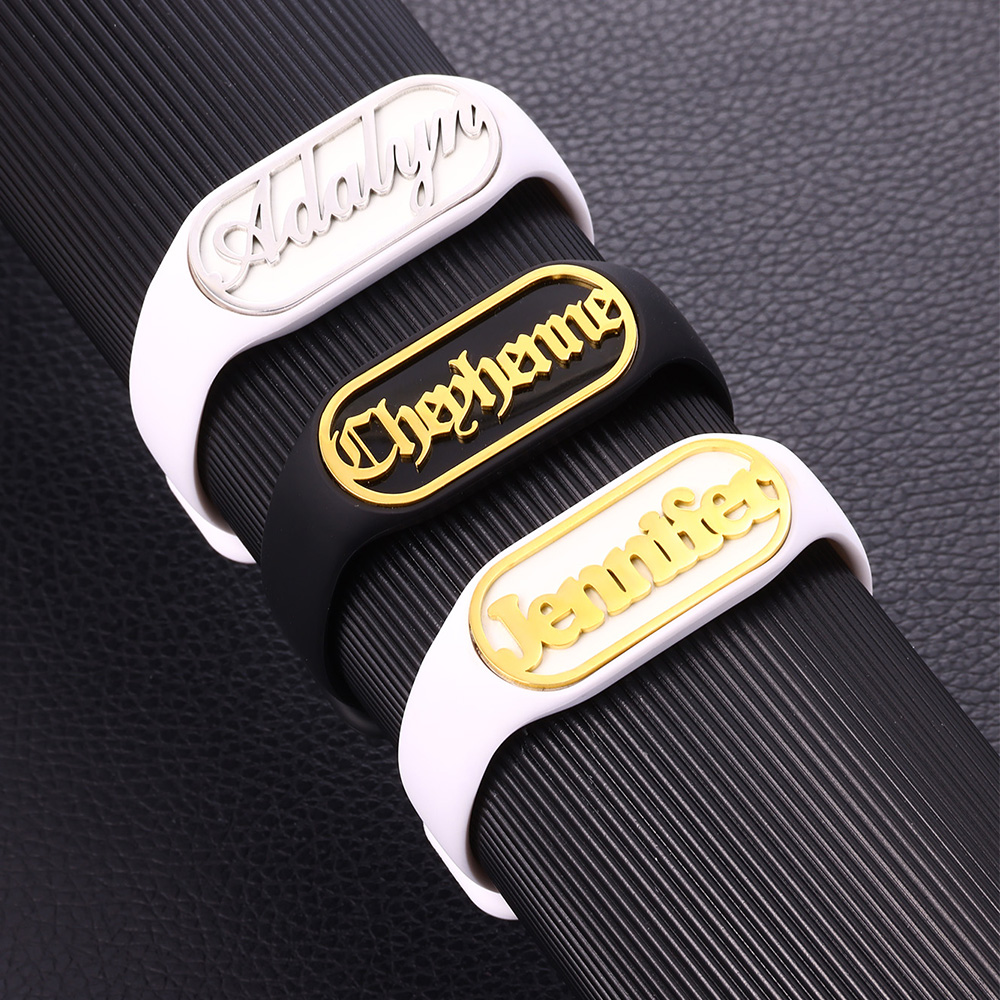 Men Accessories All - 1 pz braccialetto con nome personalizzato