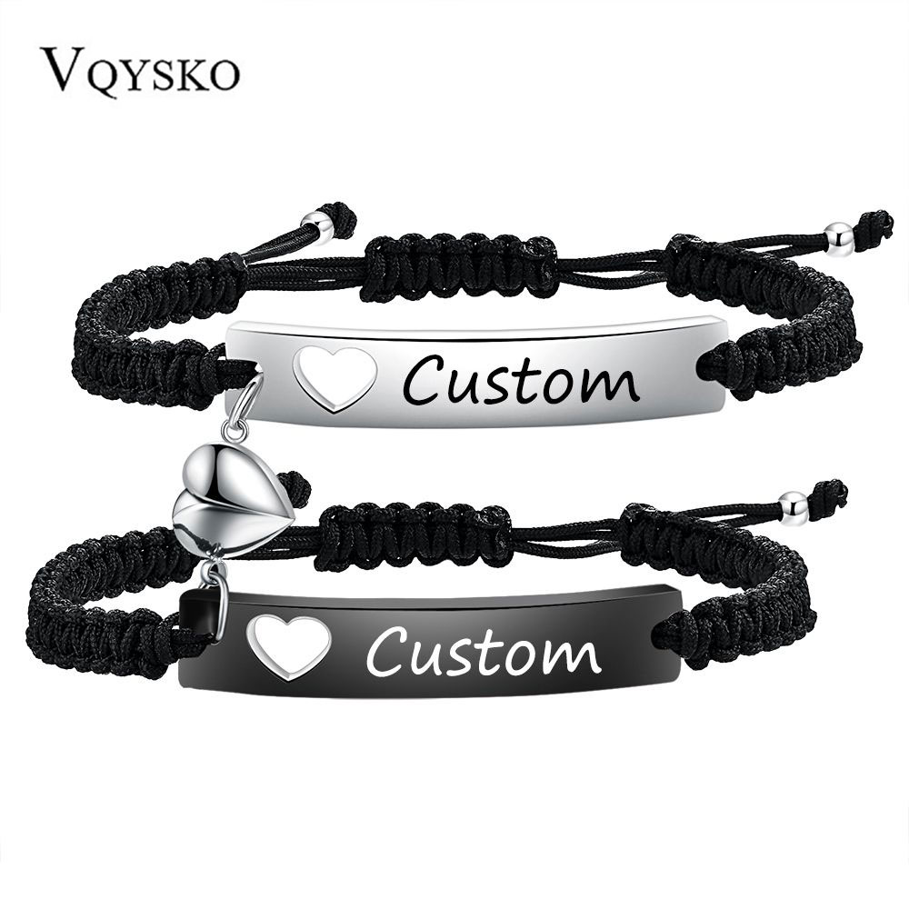 Men Accessories All - Set di braccialetti personalizzati in acciaio