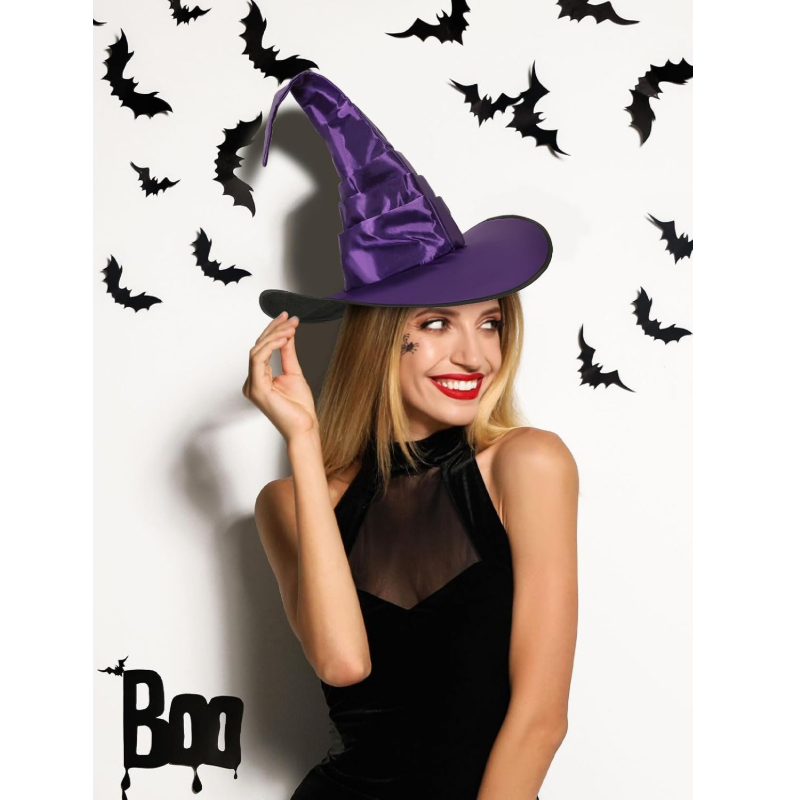 Men Accessories All - Cappello da strega per Halloween, cappello