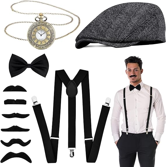 1920s Mens Costume Gangster Ro - Men'S Accessories In The 1920S recensione e prezzo